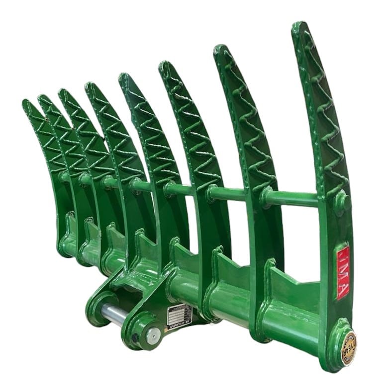 48 Brush Rake for 6.5 - 9 Tons Excavators. 50mm 45mm Pins