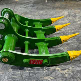 48 Root Rake for 16 - 25 Tons Excavators. 80mm Pins