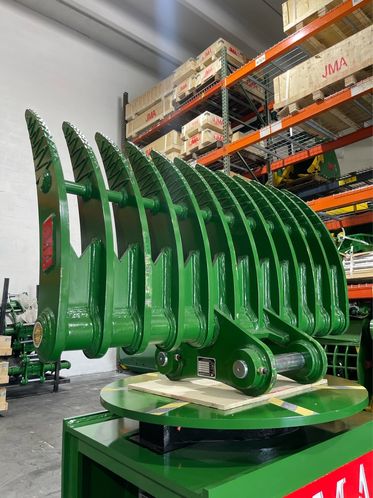 60 Brush Rake for 11 - 15 tons Excavators. 65mm Pins