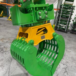 Rotating Hydraulic Grapple For 7 - 10 Tons Excavators. 50mm Pins