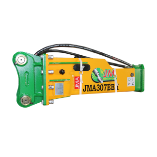 1,356 Joules Hydraulic Hammer For 7 - 10 Tons Mini Excavators and Backhoe Loaders. 50mm Pins