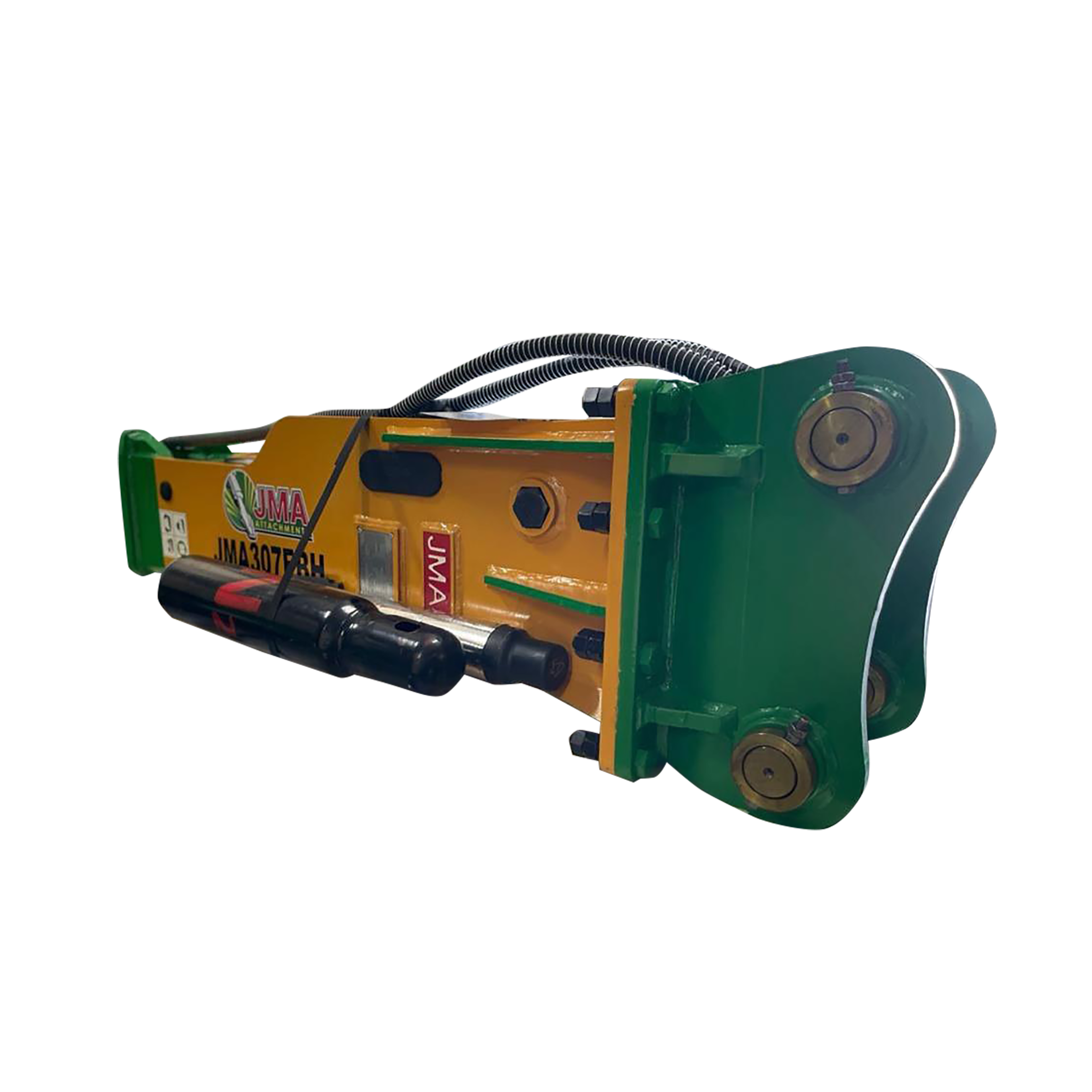 1,356 Joules Hydraulic Hammer For 7 – 10 Tons Mini Excavators and Backhoe Loaders. 50mm Pins