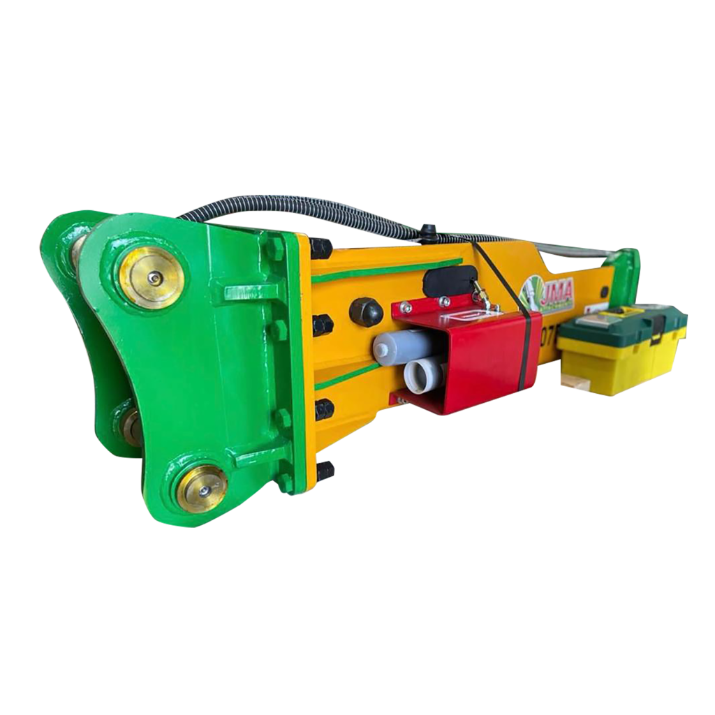 1,356 Joules Hydraulic Hammer For 7 – 10 Tons Mini Excavators and Backhoe Loaders. 50mm Pins