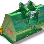 36″ Digging Bucket for 4 – 6.5 Tons Mini Excavators. 45mm Pins