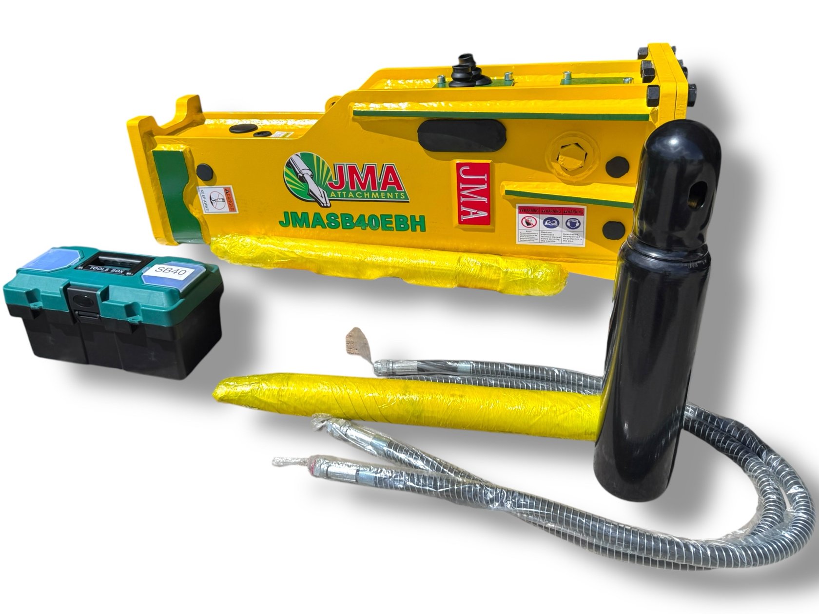1,018 Joules Hydraulic Hammer for 4 – 7 Tons Mini Excavators.