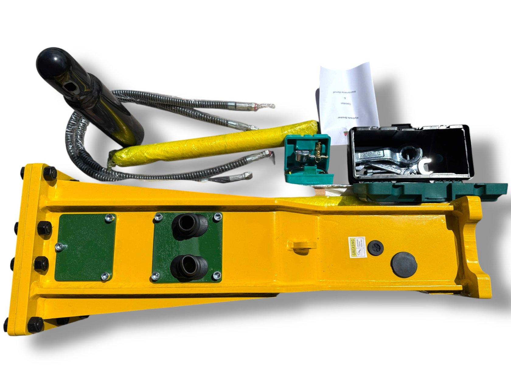 1,018 Joules Hydraulic Hammer for 4 – 7 Tons Mini Excavators.