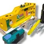 1,018 Joules Hydraulic Hammer for 4 – 7 Tons Mini Excavators.