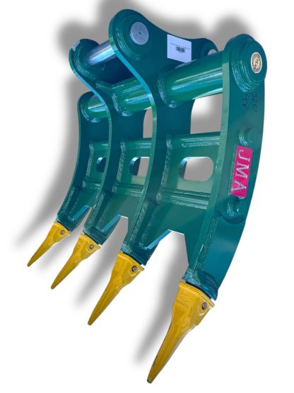 48" Root Rake for 18 - 25 Tons Excavators. 80mm Pins