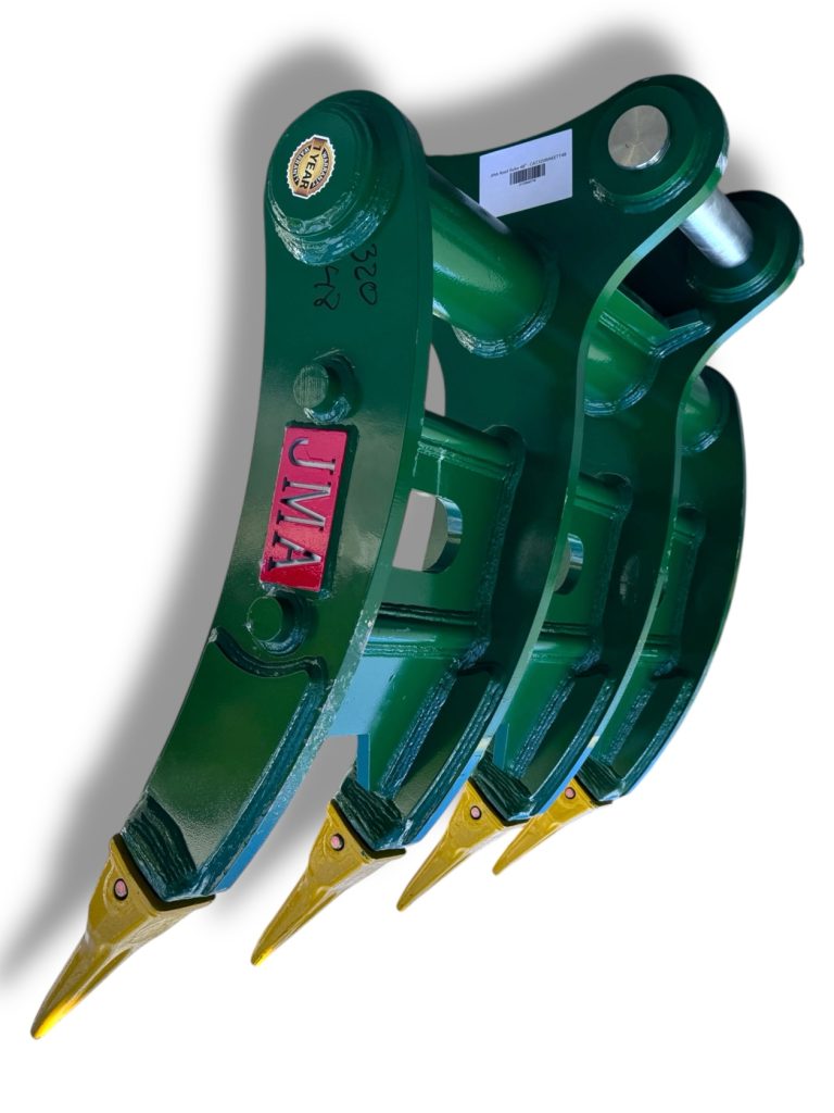 48″ Root Rake for 18 – 25 Tons Excavators. 80mm Pins