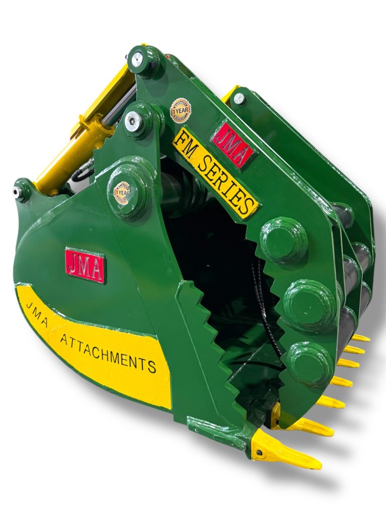 32″ Claw Bucket for 7 – 10 Tons Excavators. 50mm Pins