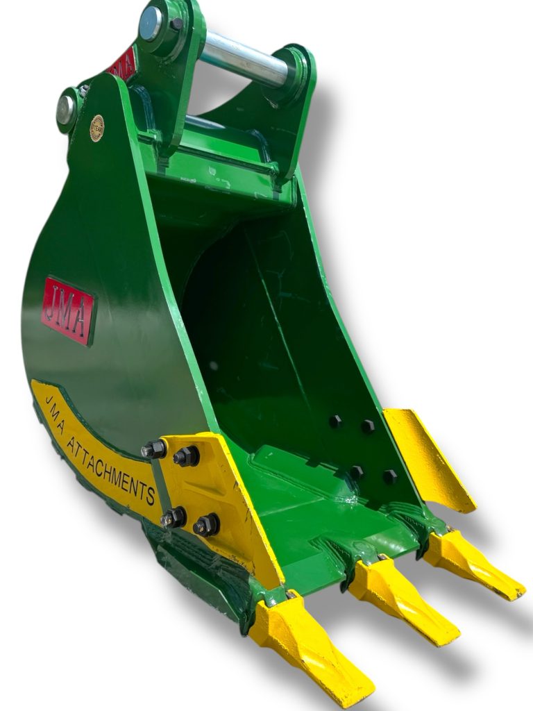24″ Heavy Duty Digging Bucket for 16 – 25 Tons Excavators. 80mm Pins
