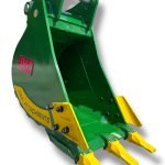 24″ Heavy Duty Digging Bucket for 16 – 25 Tons Excavators. 80mm Pins