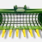 48″ Skeleton Bucket with Teeth for 3 – 4.5 Tons Mini Excavators. 38mm Pins