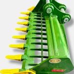 48″ Skeleton Bucket with Teeth for 3 – 4.5 Tons Mini Excavators. 38mm Pins