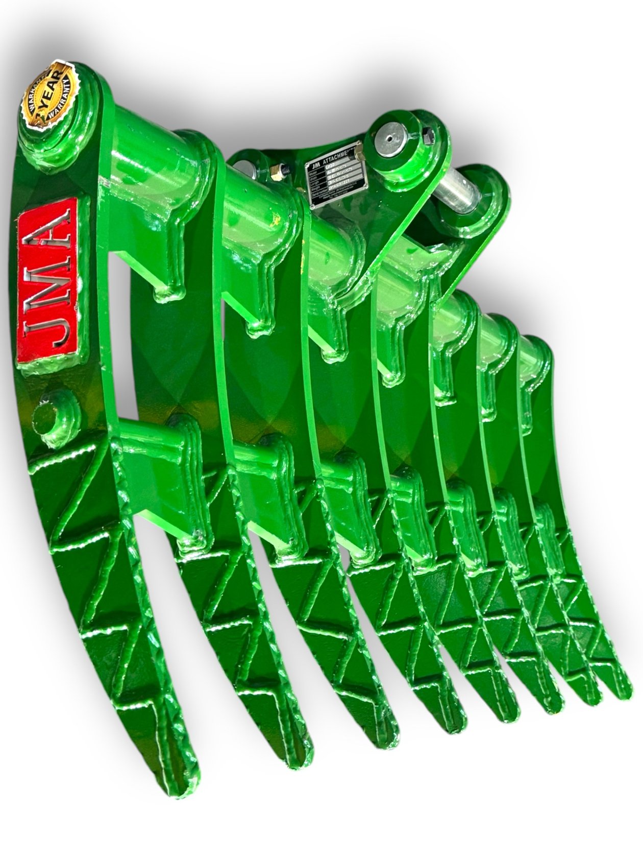 48″ Brush Rake for 4 – 6 Tons Mini Excavators. 45mm Pins