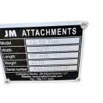 60″ Pallet forks for 10 – 18 Tons Excavators