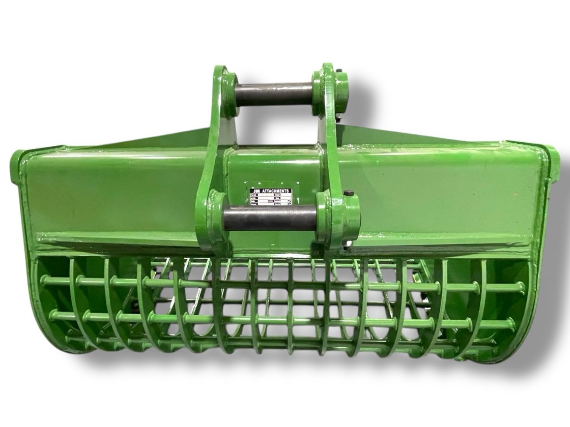 60″ Severe Duty Skeleton Bucket with Teeth for 10 – 15 Tons Excavators. 65mm Pins