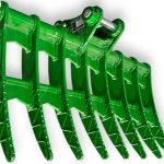 48″ Brush Rake for 4 – 6 Tons Mini Excavators. 45mm Pins