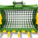 60″ Severe Duty Skeleton Bucket with Teeth for 10 – 15 Tons Excavators. 65mm Pins