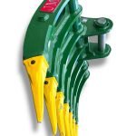 64″ Root Rake for 29 – 48 Tons Excavators. 100mm Pins