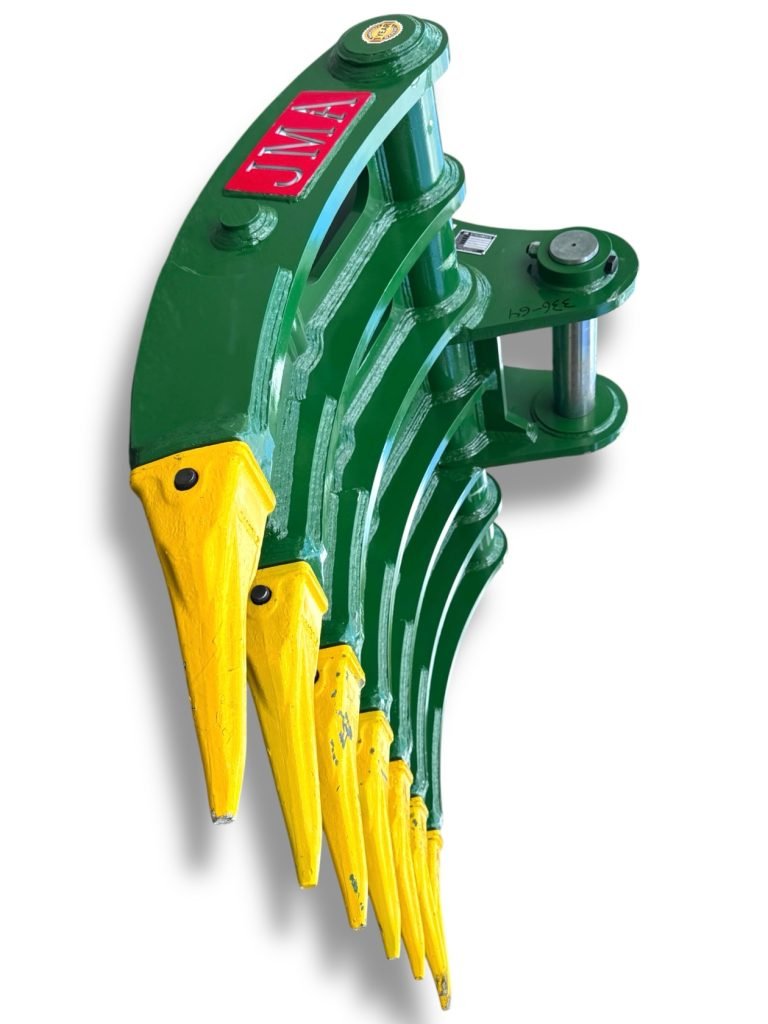 64″ Root Rake for 29 – 48 Tons Excavators. 100mm Pins