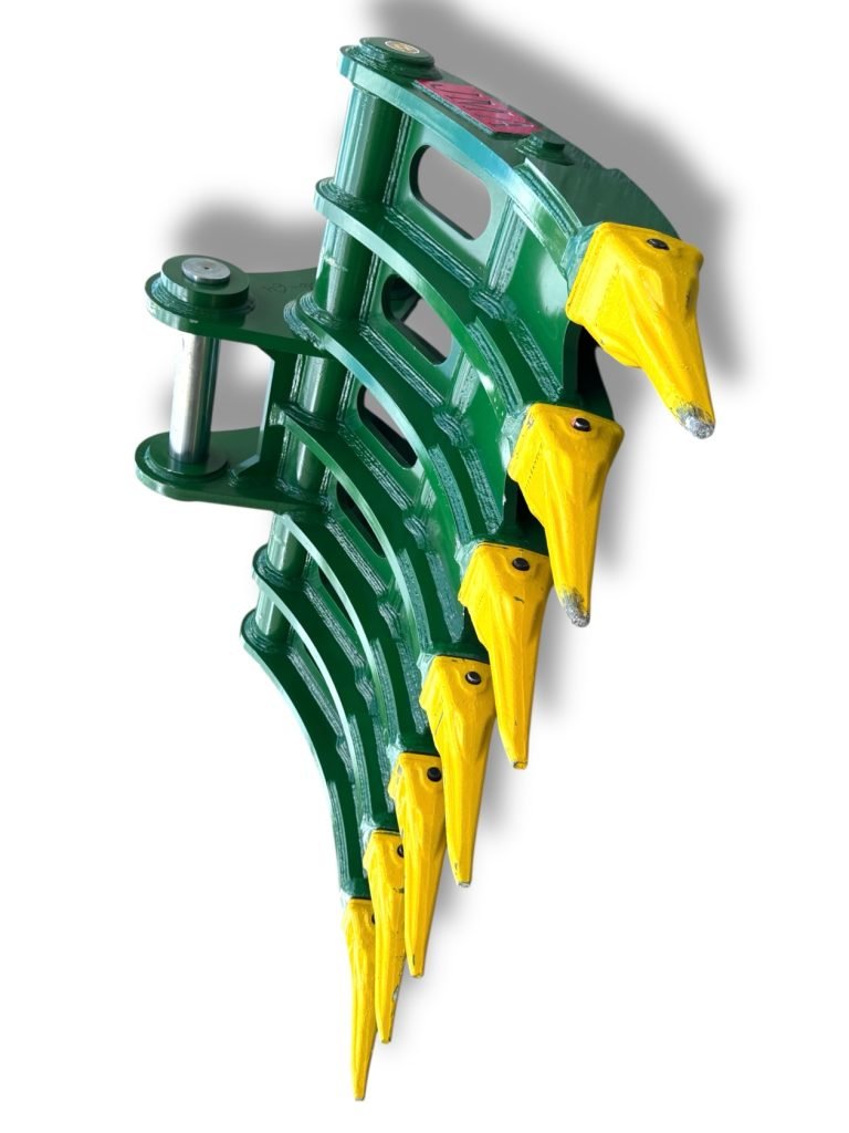 64″ Root Rake for 29 – 48 Tons Excavators. 100mm Pins