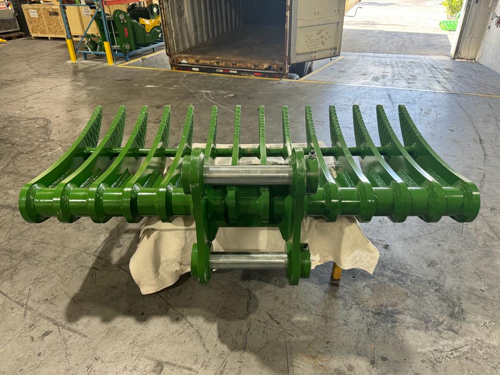 80″ Brush Rake for 16 – 25 Tons Excavators. 80mm Pins