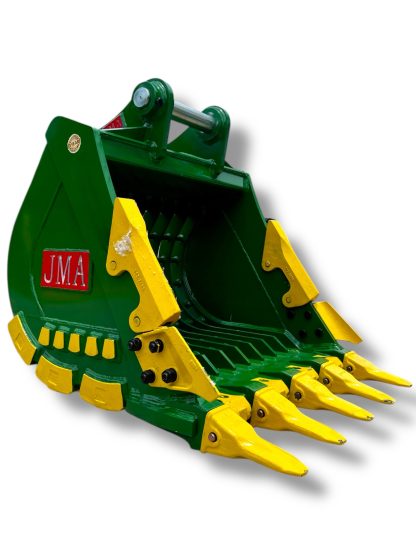48" Severe Duty Skeleton Bucket with Teeth for 18 - 25 Tons Excavators. 80mm Pins