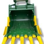 48″ Severe Duty Bucket for 29 – 48 Tons Excavators. 100mm Pins