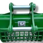 48″ Severe Duty Skeleton Bucket with Teeth for 18 – 25 Tons Excavators. 80mm Pins