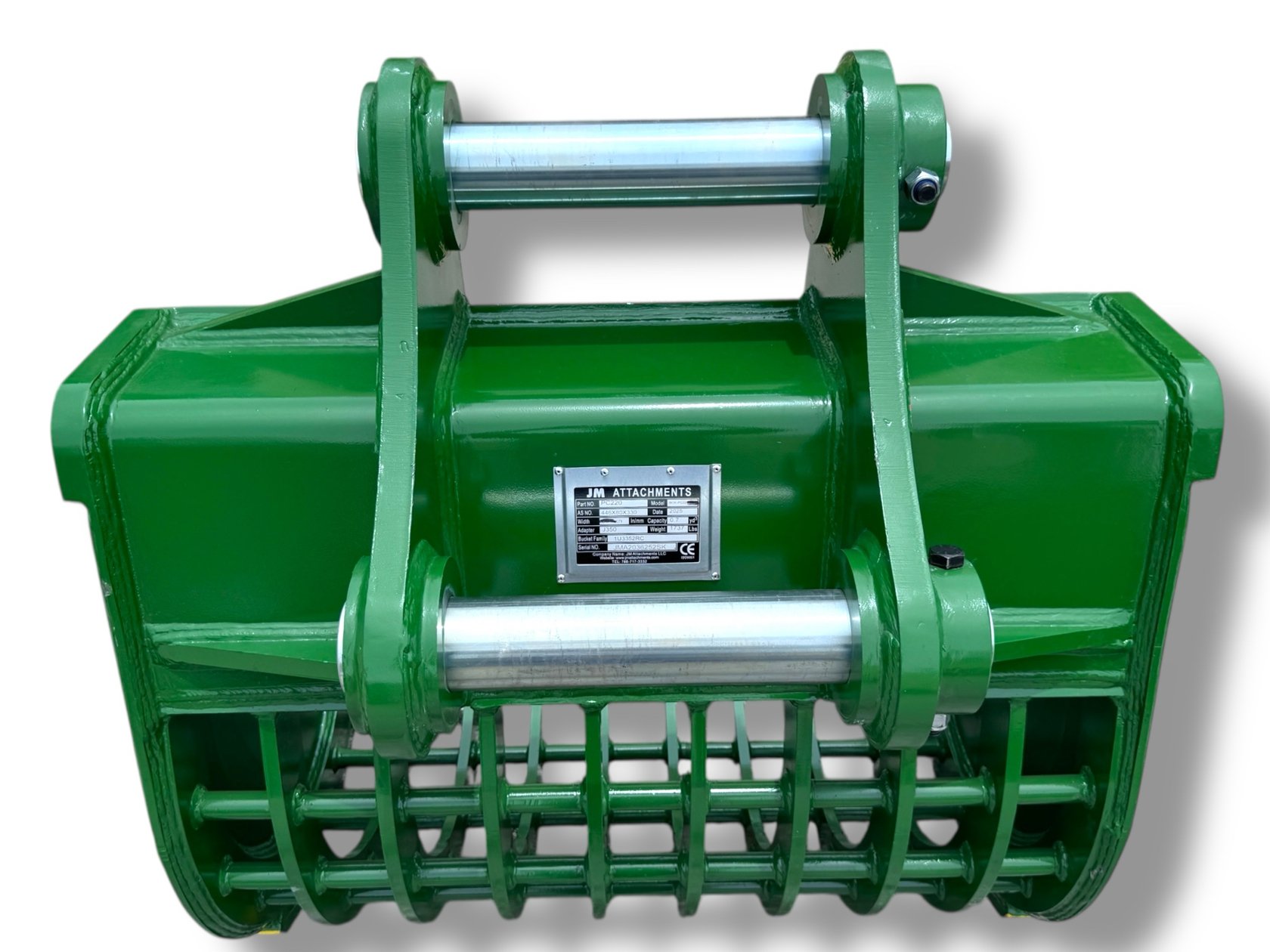 48″ Severe Duty Skeleton Bucket with Teeth for 18 – 25 Tons Excavators. 80mm Pins