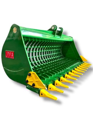 72" Skeleton Bucket with Teeth for 7 - 10 Tons Excavators. 50mm Pins