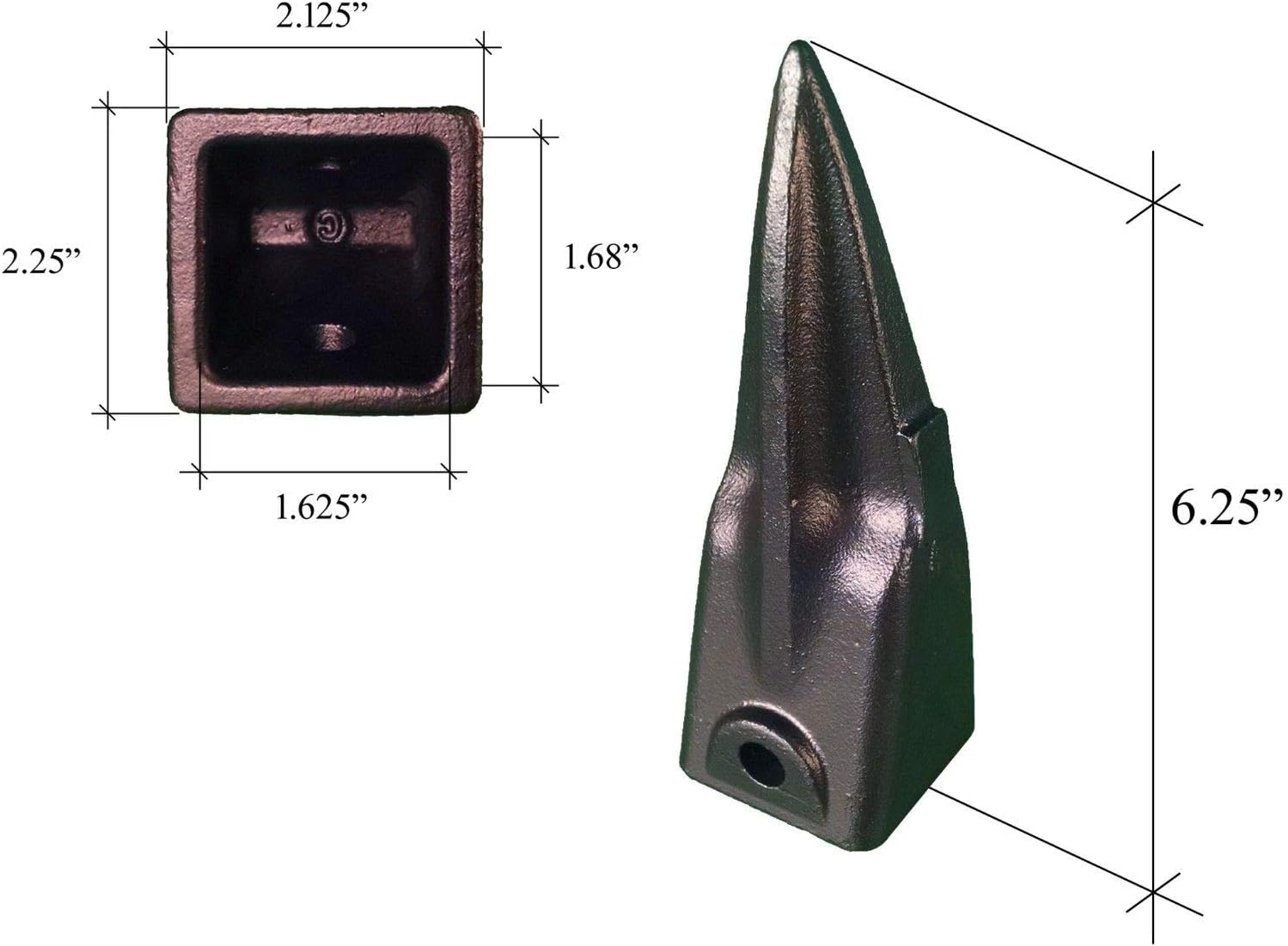 X156TL | Hensley Bucket Tooth | Single Tiger Style