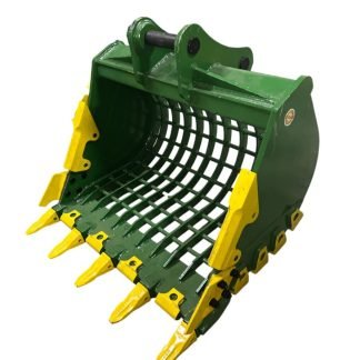 48" Severe Duty Skeleton Bucket with Teeth for 15 - 19 Tons Excavators. 70mm Pins