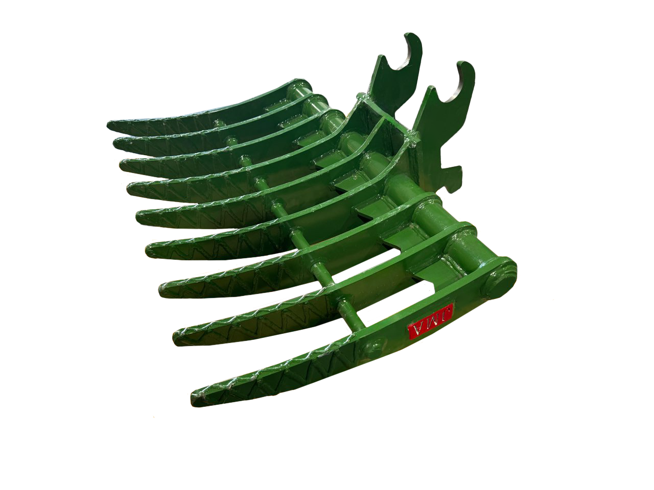 40″ Brush Rake John Deere Wedge Lock Coupler Style for 2.6 – 3.7 Tons