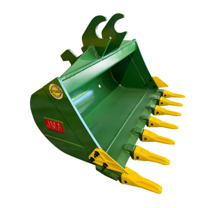 36" Digging Bucket John Deere Wedge Lock Coupler Style for 2.6 - 3.7 Tons