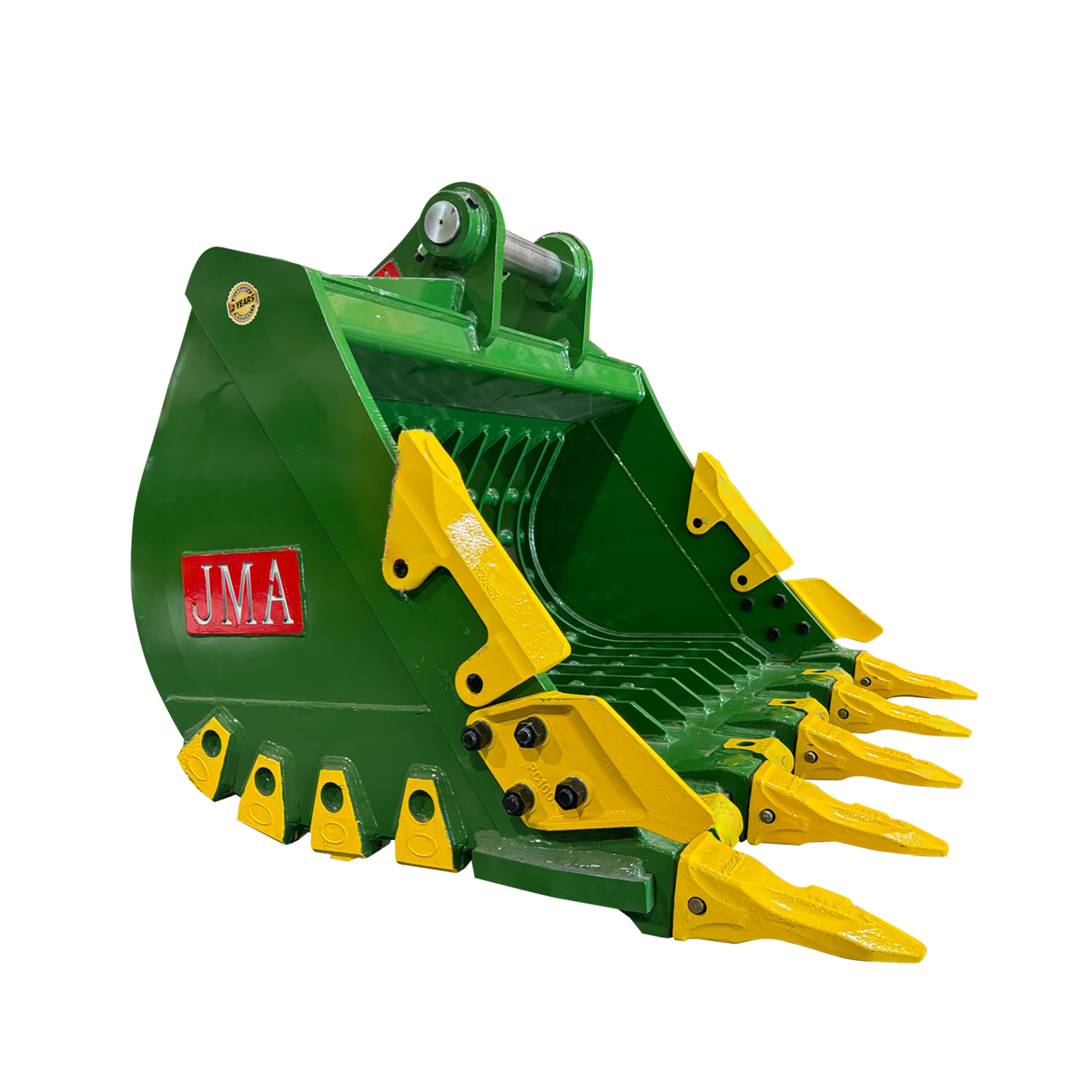 54″ Severe Duty Skeleton Bucket with Teeth for 16 – 25 Tons Excavators. 80mm Pins