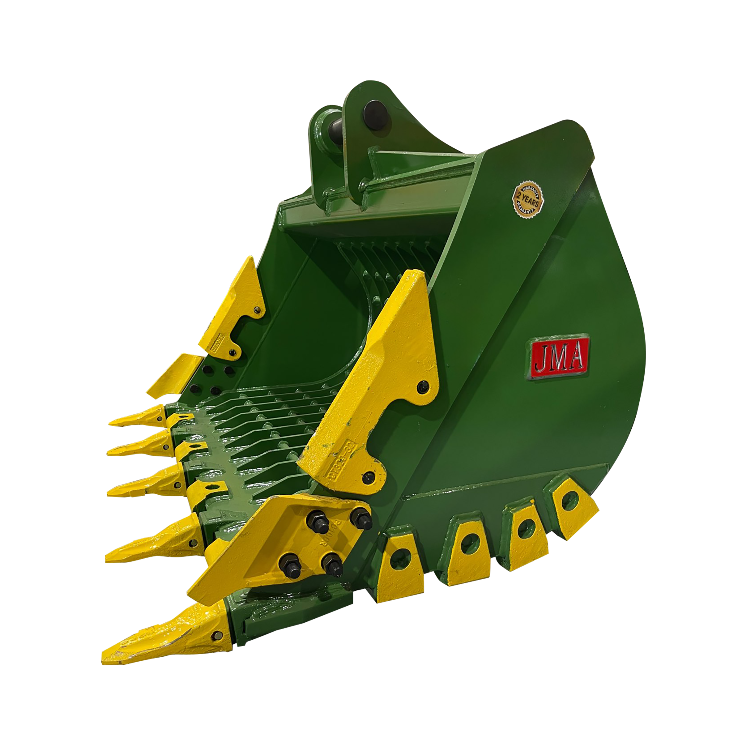 60″ Severe Duty Skeleton Bucket with Teeth for 11 – 15 Tons Excavators. 65mm Pins