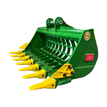36" Skeleton Bucket with Teeth for 5 - 6.5 Tons Mini Excavators. 45mm Pins