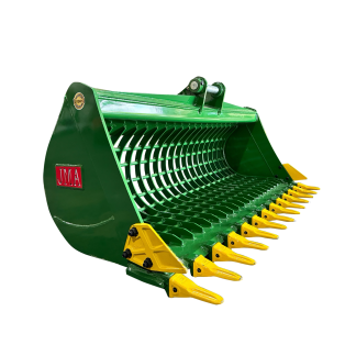 60" Skeleton Bucket with Teeth for 5 - 6.5 Tons Mini Excavators. 45mm Pins