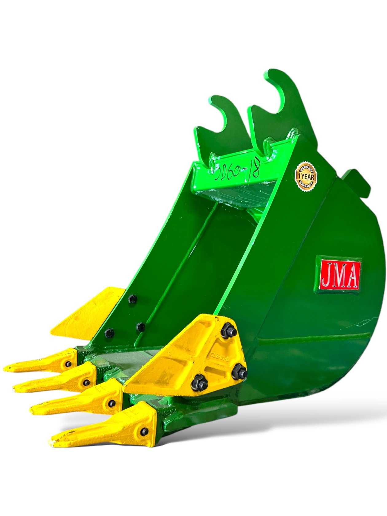 18″ Digging Bucket John Deere Wedge Lock Coupler Style for 4 – 8.5 Tons Mini Excavators
