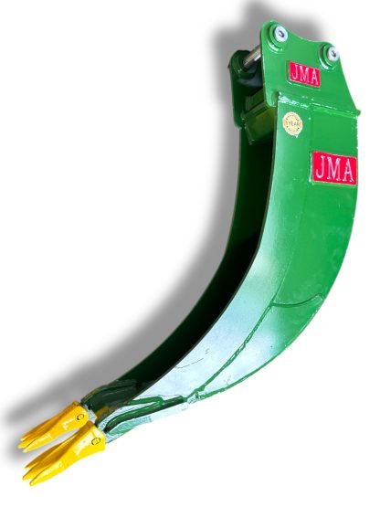 9" Banana Bucket for 7 - 10 Tons Mini Excavators. 50mm Pins