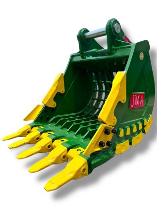36" Severe Duty Skeleton Bucket with Teeth for 18 - 25 Tons Excavators. 80mm Pins