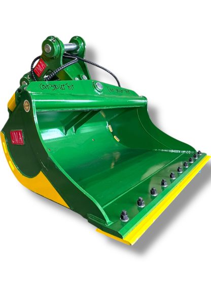 60" Dual Tilt Bucket for 8 - 13 Tons Excavators. 60mm Pins