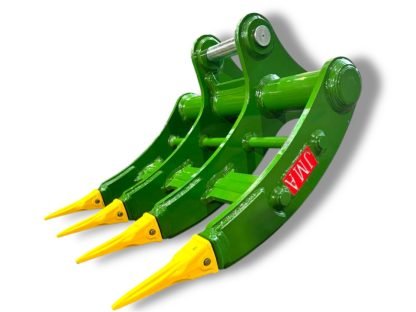 48" Root Rake for 16 - 25 Tons Excavators. 80mm Pins
