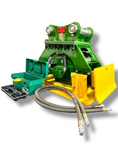 Plate Compactor for 5 - 6.5 Tons Mini Excavator. 45mm Pins
