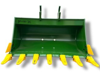 36" Digging Bucket Kubota Wedge Style for 3 - 4.5 Tons Mini Excavators