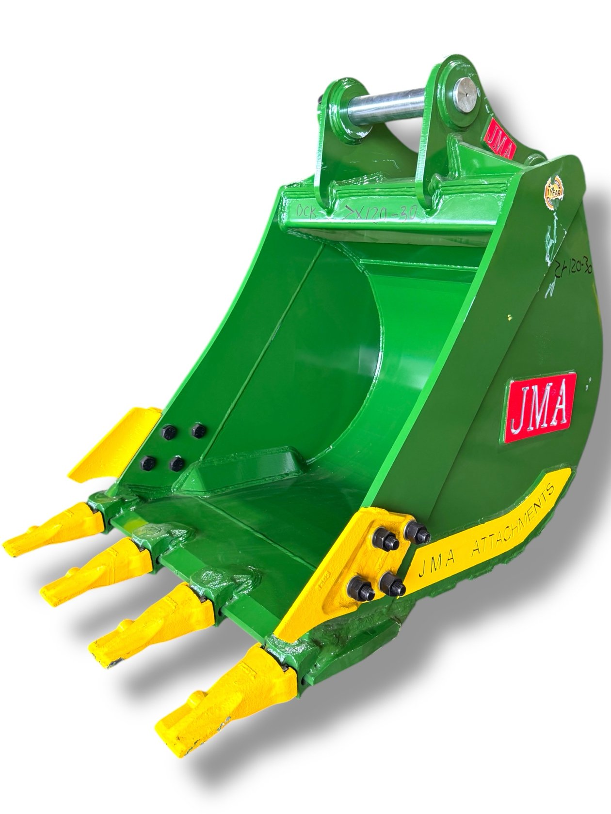 30″ Heavy Duty Digging Bucket for 10 – 15 Tons Excavators. 65mm Pins