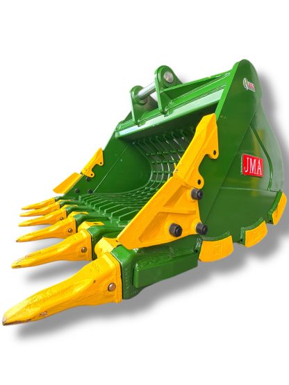 72" Severe Duty Skeleton Bucket with Teeth for 33 - 55 Tons Excavators. 100mm | 90 mm Pins