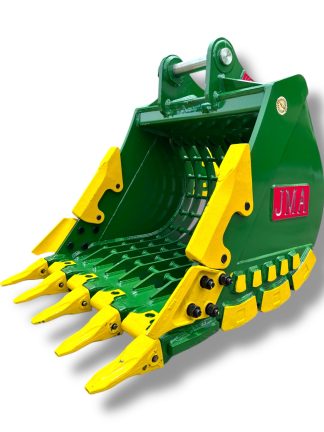 36" Severe Duty Skeleton Bucket with Teeth for 10 - 15 Tons Excavators. 65mm Pins